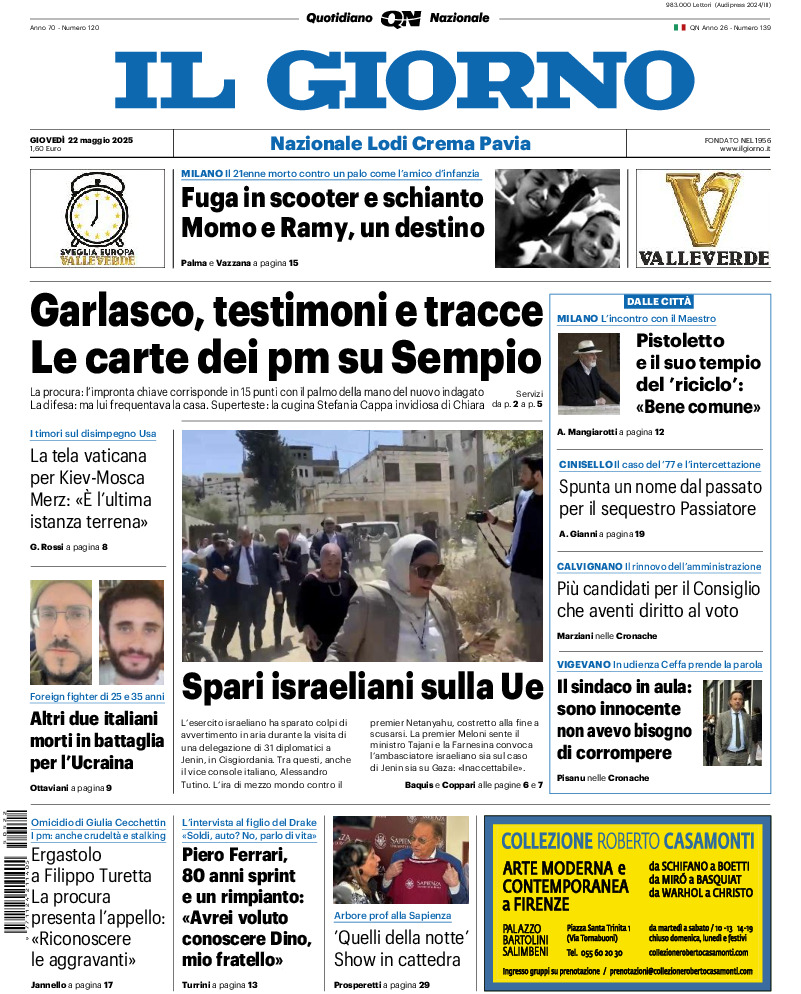 Prima-pagina-il giorno-edizione-di-oggi-20250522